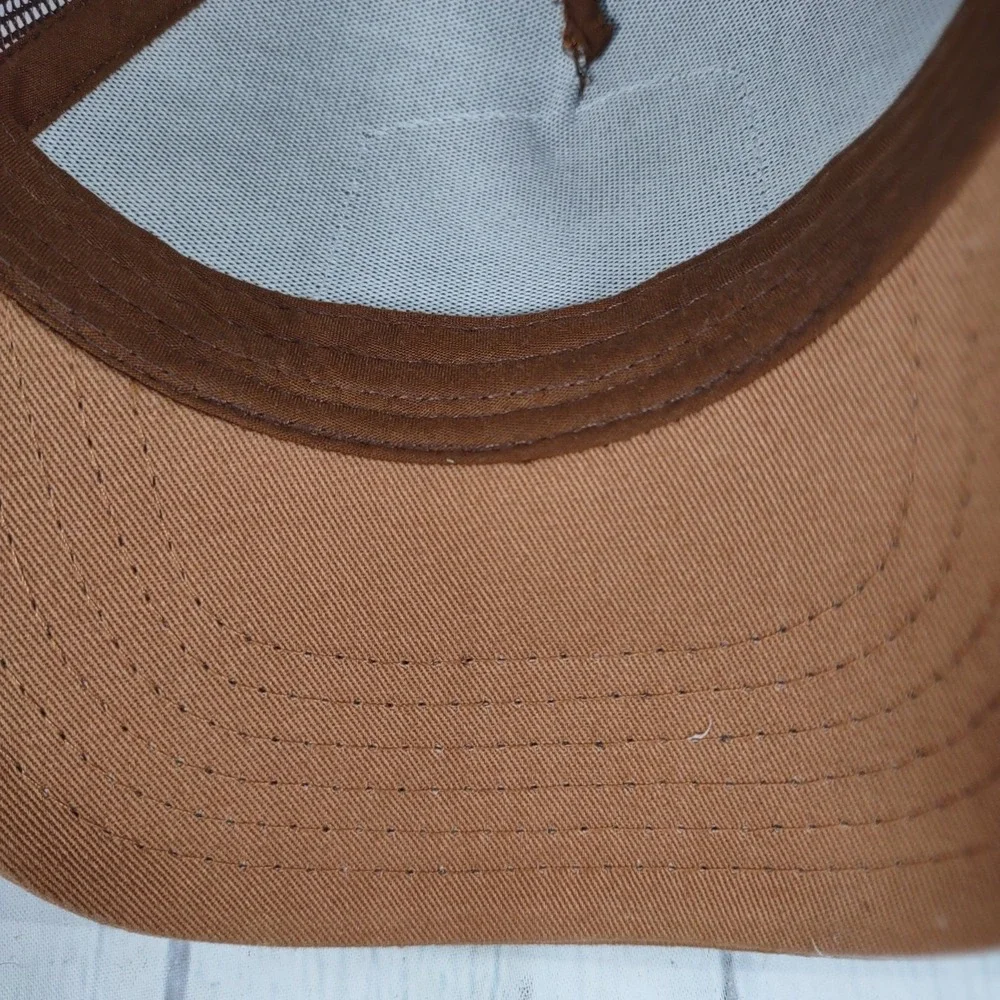 Grand Canyon National Park Patch Trucker Hat, Adjustable, Brown, Mesh Mad Engine